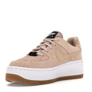 Nike Women's Beige Platform Sneakers